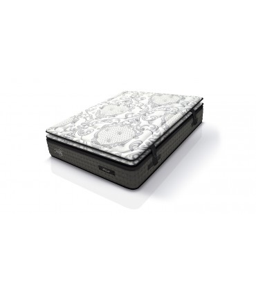 Matelas HILTON - Série Premium - Grand Luxe - Hauteur 35 cm avec Sur-matelas amovible - Suspension ressorts ensachés.