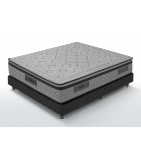 Matelas ROYAL - H:28 CM - Suspension ressorts ensachés + Visco 65 Kg/m3 - Haut de gamme - Confort ferme - Garantie: 7 ans