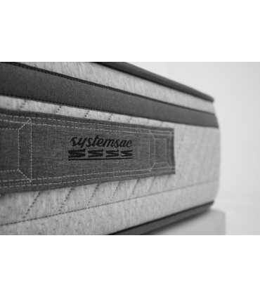 Matelas ROYAL - H:28 CM - Suspension ressorts ensachés + Visco 65 Kg/m3 - Haut de gamme - Confort ferme - Garantie: 7 ans