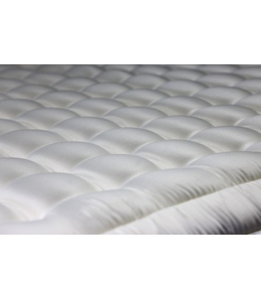 Matelas réf: AMBOISE Norbert Couturier- H33 cm- HYBRIDE - 800 R. ensachés 7 zones - Sur-matelas cousu- accueil 6 cm de visco