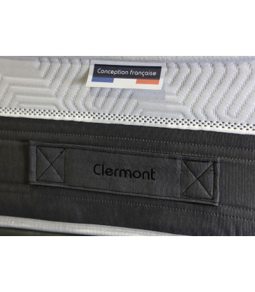 Matelas réf: CLERMONT Norbert Couturier - H30 cm - HYBRIDE - 800 ressorts ensachés - 7 zones - Accueil mémoire de forme
