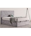 Sommier Coffre Réf: NILO - Hauteur utile 33 cm - Vérins hydrauliques - Fond mélaminé blanc 12 mm - Entièrement démontable