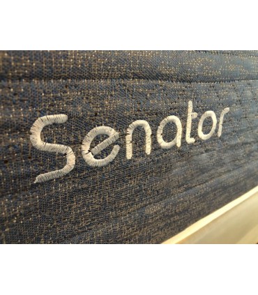 Matelas SENATOR - LBDM Les irrésistibles - Mousse HR + 7cm de Visco Nouvelle génération, Grand confort