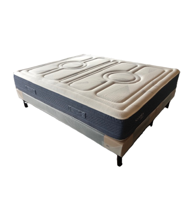 Matelas SENATOR - LBDM Les irrésistibles - Mousse HR + 7cm de Visco Nouvelle génération, Grand confort