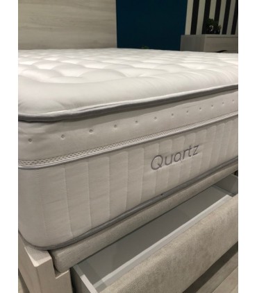 Matelas réf: QUARTZ - Norbert Couturier - 2 faces de couchage - Hybride - Ressorts et mémoire de forme