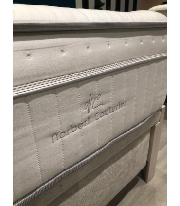 Matelas réf: QUARTZ - Norbert Couturier - 2 faces de couchage - Hybride - Ressorts et mémoire de forme