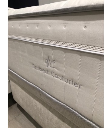 Matelas réf: QUARTZ - Norbert Couturier - 2 faces de couchage - Hybride - Ressorts et mémoire de forme