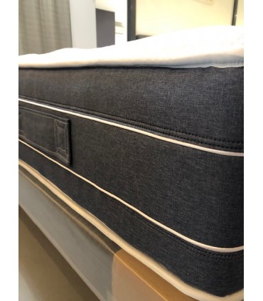 Matelas réf: ONYX - Norbert Couturier - HR et mémoire de forme 55 Kg/m3 - 2 face s de couchage - H: 33 cm - Garantie: 7 ans