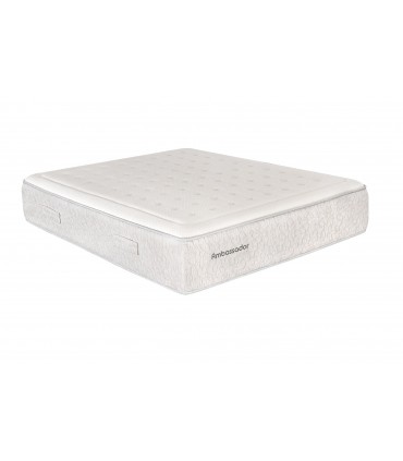 Matelas réf: AMBASSADOR - LBDM Les irrésistibles - Hybride - Ressorts ensachés + Mémoire de forme - H: 30/31 cm