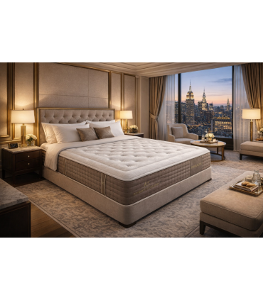 Matelas Norbert Couturier - EMERAUDE  -H29 cm-Âme HR 30 kg/m3-accueil 5 cm de « Viscogel » 55Kg/m3