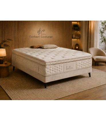 Matelas WINDSOR (Hybride, 7 zones) Norbert Couturier Création - H:37cm Grand confort