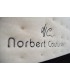 Matelas Norbert Couturier - JADE - H: 28cm - Coutil 100% coton Bio-Ressorts ensachés-Garnissage naturel coton 400 GR/M²