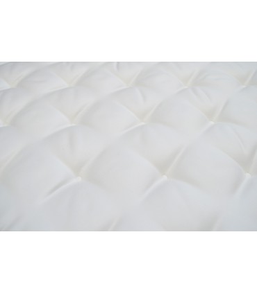 Matelas Norbert Couturier « NATURE» SILVER HÔTEL - H:32cm - Coutil damassé viscose - Ressorts ensachés - Sur-matelas naturel