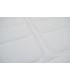 Matelas LBDM SAPHIR-25 cm-Base HR-Accueil 7 cm de mémoire de forme 50 Kg/m3-Plates-bandes 3D+ Ultra respirantes