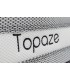 Matelas LBDM-TOPAZE-H20cm-Accueil mémoire de forme-Plates-bandes 3D+-Confort soft.