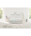 Matelas Norbert Couturier - JADE - H: 28cm - Coutil 100% coton Bio-Ressorts ensachés-Garnissage naturel coton 400 GR/M²