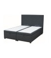 Sommier Coffre LBDM - LINER - Grande capacité de stockage, 24 ou 30 cm de hauteur utile - Lattes actives - Fabriqué en France