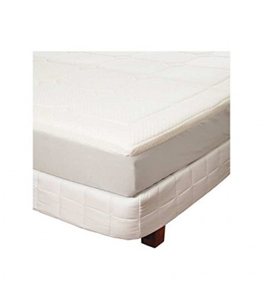 SUR-MATELAS FJORD - LESTRA - Mémoire de forme - Moelleux - Ep: 6 cm - Dormez sur un nuage de douceur - Fabrication Française